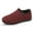 Wine Red, variant on Barerun Women Men Fuzzy Slippers Warm Indoor Outdoor House Shoes
