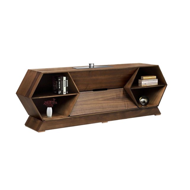 Mesa de TV Kessa Muebles Nucer Nogal