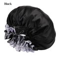 thumbnail image 5 of Silk bonnet for natural hair, bonnets for black women, satin bonnet for long hair for sleeping, large silk hair wrap for curly hair, bonnet for snow, 5 of 5