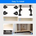 thumbnail image 5 of 20 Pack Adjustable Furniture Legs, 100-120MM Black Furniture Legs, Plastic Furniture Legs, Adjustable Table Legs for Furniture, Cabinets, Kitchen, Sofa, 5 of 5