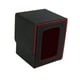 thumbnail image 1 of Caja para guardar 100 cartas, con funda de piel sintética. negro rojo, 1 of 9