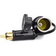thumbnail image 3 of 12V-24V Hella(din) To Standard Cigarette Lighter Socket, Hella(Din) To Adapter, Cigarette Lighter Adapter, European Male Din Plug Cigarette Lighter Adapter, 3 of 5