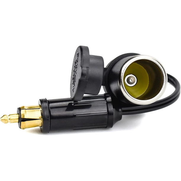 12V-24V Hella(din) To Standard Cigarette Lighter Socket, Hella(Din) To  Adapter, Cigarette Lighter Adapter, European Male Din Plug Cigarette  Lighter Adapter