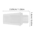 thumbnail image 2 of LOLIPPYY 20Pcs Transparent Lighting Wire Clamps Plastic Cable Grippers for Easy Fixture Installation, 2 of 8