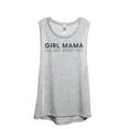 thumbnail image 1 of Girl Mama All Day Every Day Women's Fashion Sleeveless Muscle Workout Yoga Tank Top Sport Grey Large, 1 of 3