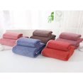 thumbnail image 4 of OUSITAID 2pcs European-Style Floral Towel Bath Towel Set  Simple Style  High-Density Coral Fleece Soft Skin-Friendly Highly Absorbent Bath Towel Set  No Fading No Lint Multi-Purpose Suita, 4 of 7