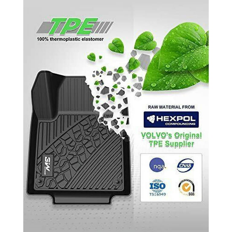 Floor Mats Set for VW ID.4 2021 2022 2023 TPE Liners All Weather