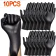 thumbnail image 1 of Guantes de látex Xl negros, guantes de Pvc, guantes desechables de nitrilo, limpieza del hogar, industria del coche, herramientas de jardinería y cocina, 1 of 5