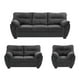 thumbnail image 1 of Sala 3-2-1 DICASA Monza (Sofá, Love Seat y Sillón) Gris Carbon para Sala, 1 of 8