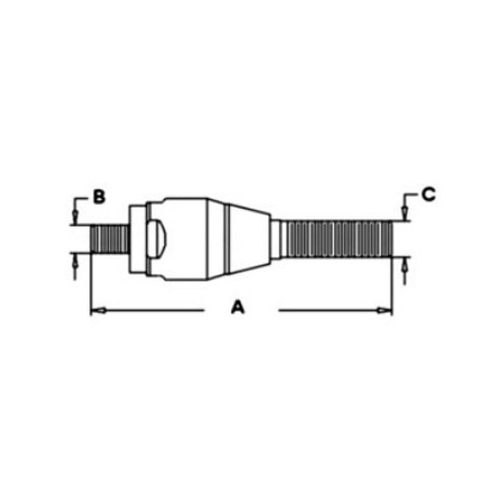 RAParts WN-340054 Tie Rod, Inner, Ball Joint Fits Massey Ferguson 3050 3060 4225 4235 4243 4245 4253 4255 4263 4270 6150 365 375 390 398 399