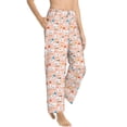 thumbnail image 6 of Salouo Cute Ducks In Hats Print Women's Pajama Pants Casual Loose Sweatpants PJs Flowy Pants Drawstring Palazzo for Women Wide Leg Pants Lounge Pajama -Small, 6 of 8