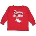 thumbnail image 3 of Inktastic Future Bull Rider Rodeo Riding Boys Long Sleeve Toddler T-Shirt, 3 of 5