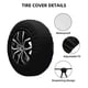 thumbnail image 2 of Balery white arrow Skull Cubiertas para Neumáticos - Protector Resistente para Neumáticos de Camioneta, SUV, Remolque, Camper y RV-16 inch, 2 of 6