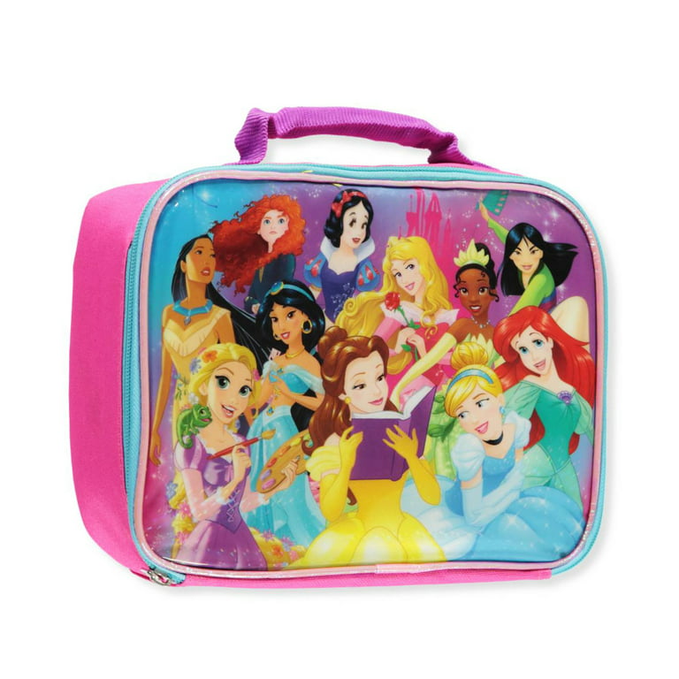 Disney Princess Girl's Soft Insulated School Lunch Box B19pn43273, Size: One size, Purple