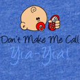 thumbnail image 2 of CafePress - Dont Make Me Call Yia Yia - Cute Infant Baby Football Bodysuit, 2 of 3