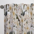 thumbnail image 6 of Designart "Elegant White Poppy Simplicity II" Floral Room Darkening Curtain Single Panel, 6 of 6