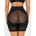 thumbnail image 2 of Full Size High-Waisted Lace Trim Shaping Shorts, 2 of 6