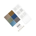 thumbnail image 1 of serony Sashiko Coaster Kit Embroidery Starter Kit Art set designed Craft D Quilting for Set, 1 of 6