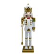 thumbnail image 4 of Escultura de figura de cascanueces Adorno tradicional Cascanueces de madera coleccionable Estilo D, 4 of 9