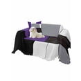 thumbnail image 2 of Purple Grey Couch Cover for Dogs, Modern Purple Geometric Washable Sofa Covers Slipcover for Pets Dogs Futon Cover, Couch Recliner Covers, Oversized Chair Slipcover 71"x91", 2 of 9