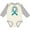 Natural and Heather, variant on Inktastic Ovarian Cancer Awareness Ribbon Boys or Girls Long Sleeve Baby Bodysuit
