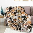 thumbnail image 2 of Shiba Inu Dog Blanket, Soft Flannel Throw Blanket for Couch Bed Sofa, Cozy Shiba Inu Gifts for Women Kids Adults, Plush Dog Lover Blanket Home Decor, 50x60, 2 of 7