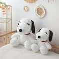thumbnail image 1 of Peluche de Snoopy kawaii suave y tierno de 40/60 cm, adorable peluche de dibujos animados de anime, cómodo y abrazo, regalo de cumpleaños para niña., 1 of 6