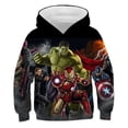 thumbnail image 2 of Miniso 2024 Superheld Kapitän Amerika Hulk Spiderman Sudaderas con capucha para hombres jóvenes Sudaderas Mode Kinder Sudaderas, 2 of 4