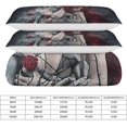 thumbnail image 2 of HAHDAXIA Gothic Skull Bedding Solid Comforter Set for All Seasons,3 Pieces(1 Comforter+2 Pillowcases),Soft Microfiber Bedding Set Queen(90"x90"), 2 of 7