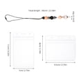 thumbnail image 2 of YSNOOWE 1Jgo Credenciales Vertical Con Lanyard Multicolor Transparente, 2 of 8