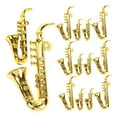 thumbnail image 5 of Amosfun Miniature Saxophone Model Set, 20-Piece Golden Collectible Instrument, Ideal for Music and Display, 5 of 7