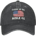 Clean Up On Aisle 46 Vintage Denim Baseball Cap Cowboy Hat Classic