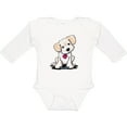 thumbnail image 3 of Inktastic Cream Doodle Pup Boys or Girls Long Sleeve Baby Bodysuit, 3 of 5