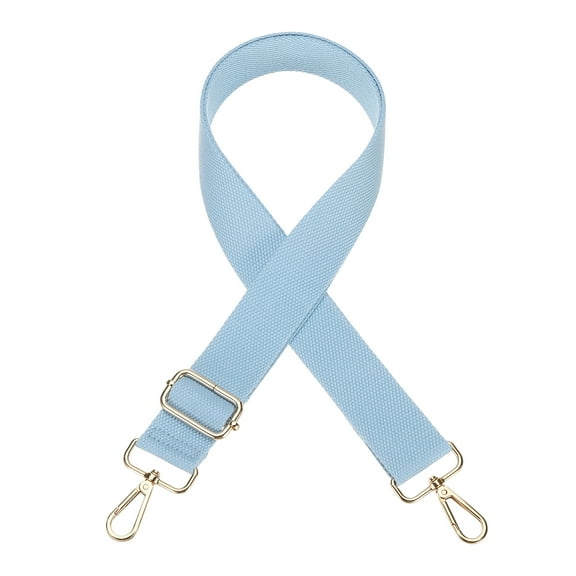 Uxcell Wide Shoulder Purse Strap [1Pcs] - 55 Inch Adjustable Straps Replacement for Handbags Use For Purse & Crossbody Bag & Guitar & Canvas Bag - [Light Blue]