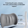 thumbnail image 5 of Holloyiver Lumbar Support Pillow, Memory Foam Lumbar Pillow for Lower Back Pain Relief, Car Back Cushion for Driving, Lumbar Support for Car-Office Chair, Wheelchair, 5 of 8