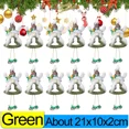 thumbnail image 3 of 10/1 piezas de muñeco de Navidad sin rostro colgante de tela de Papá Noel adorno colgante para árbol de Navidad decoración del hogar regalo de Navidad natal Año Nuevo 2025, 3 of 5