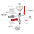 thumbnail image 7 of Johnny Apple Sauce Maker, Tomato Sauce Maker, Remove Skins & Seeds From Produce, Model 250 Clamp Based Food Strainer, 7 of 7