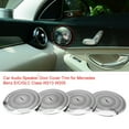 thumbnail image 2 of Embellecedor de cubierta de altavoz de puerta de coche para Mercedes Benz Clase E/C/GLC W213 W205 brillante, 2 of 6