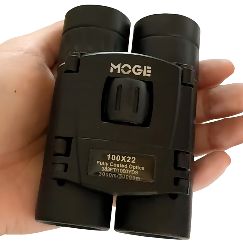 100x22 HD Powerful Binoculars 2000M Long Range Folding Mini Telescope BAK4 FMC Optics For Hunting Sports Outdoor Camping Travel