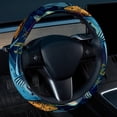 thumbnail image 2 of Shark 14.5 Inch Printing PVC Leather Car Wheel Cover Steering Wheel Cover Auto Accessories, 2 of 6
