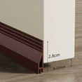 thumbnail image 1 of Wave Bottom Door Draft Stopper Weather Strip Noise Blocker Soundproof Door Sweep, 1 of 8