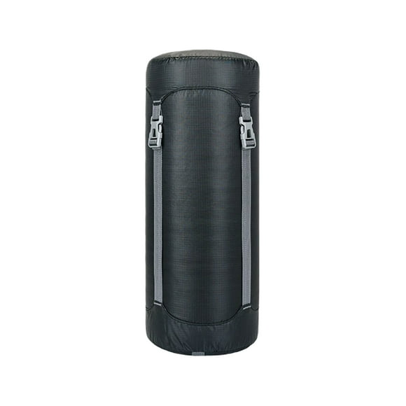 Black 100% Polyester Rainproof Sleeping Bag Storage Bag With Tight-Fitting Design Lightweight Portable For Outdoor Camping Hiking Travel Compressible And Durable S Size Black