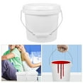landege Painting Bucket 1.75 Gallon Empty Outdoor Paint Bucket Color