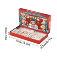 thumbnail image 3 of American Tile Set Mah Jongg Sets  166 White Tiles + 4 Racks + Printed Bag Western, 3 of 4