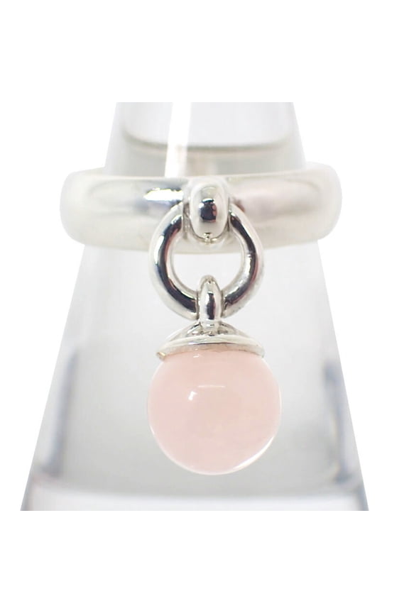 Pre-Owned TIFFANY & Co. 925 Rose Quartz Ring, Size 10