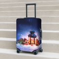 thumbnail image 5 of Travel Luggage Cover Protector - Lantern On Snow With Christmas Anti-Scratch Suitcase Covers Fits 18-32 Inch Luggage, 5 of 5