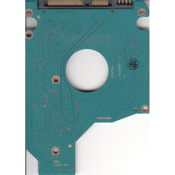 MK2556GSY, A0/LH003C, HDD2E63 F VL01 T, G002587-0A, Toshiba SATA 2.5 PCB