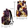 thumbnail image 2 of Lightweight Backpack Grape School Bag Travel Laptop Daypack for Men Women Casual Rucksack, 2 of 6