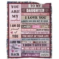 thumbnail image 1 of LHSHID to My Sister Blanket Birthday Gifts Quilt Ultra Soft Micro Fleece Throw Blankets for Thanksgiving Christmas Bed Sofa Travel Beach 60x80in, 1 of 6