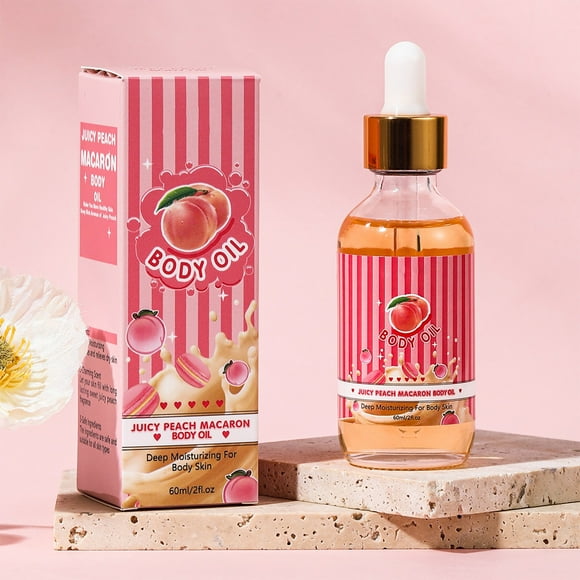 Deals of The Day! Gspmoly Essential Oils, Peach Body Massage Oil Peach Body Juices Moisturizing Oil 60Ml Aromatherapy Oils